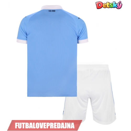 Lacne Dětský Futbalové dres Lazio 2026-27 Krátky Rukáv - Domáci (+ trenírky)